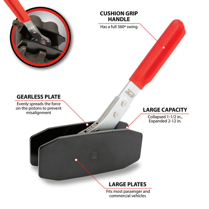 Gearless Brake Pad Spreader
