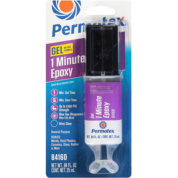 Permatex Permapoxy 1 Minute General Purpose Clear Epoxy