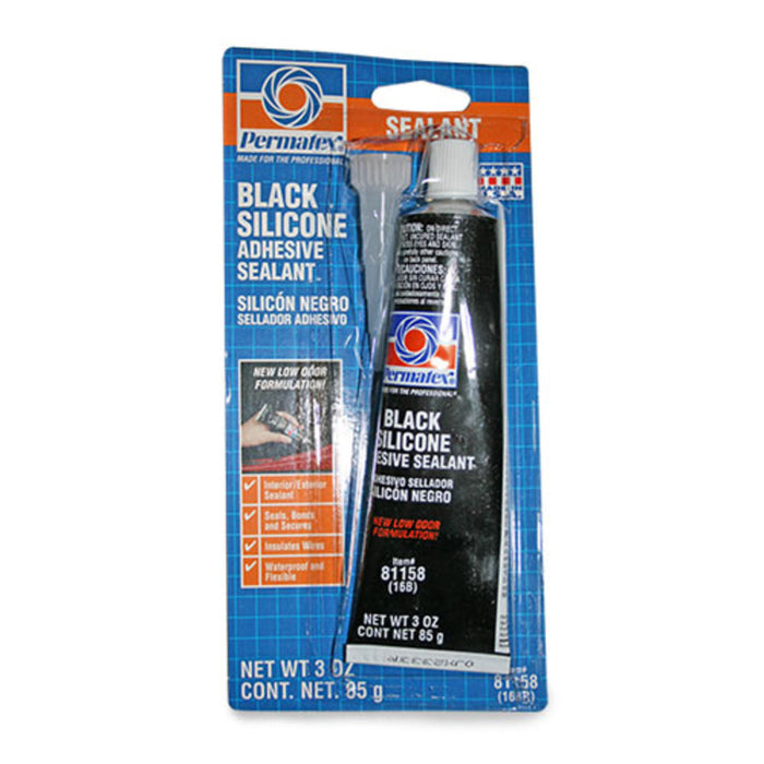 Permatex Black Silicone Adhesive Sealant