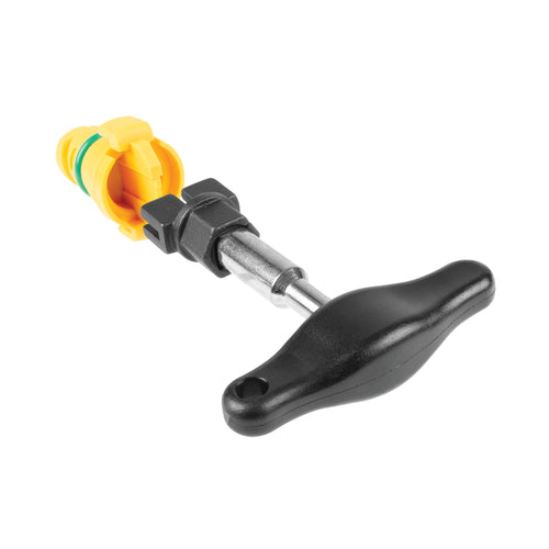 Oil Drain Plug T-Handle Remover Tool with Adapters, 3/8 Inch