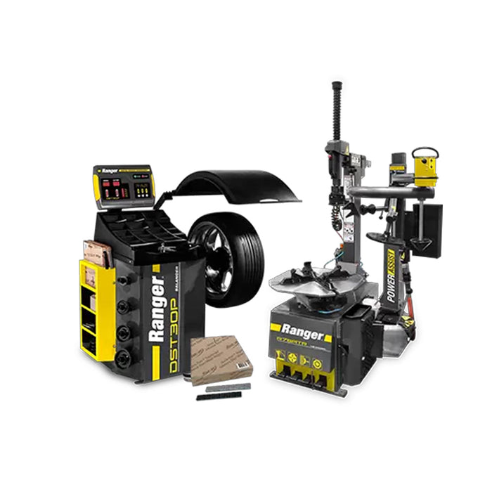 Ranger (R76/DST)HV Changer/Balancer/Weights - (1) R76ATR + (1) DST30P + (1) Tape Weight Rolls- Black & Silver 1,400 pc.