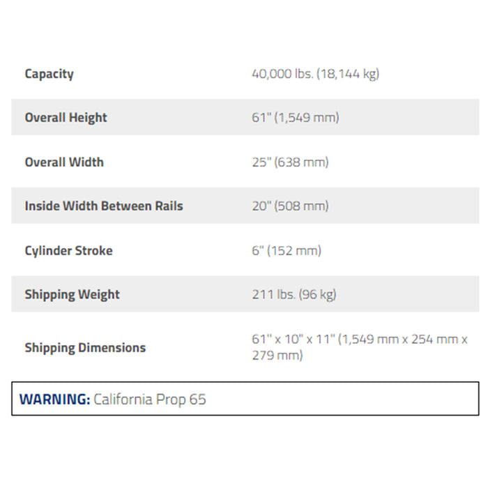 Ranger RFJ-4000AL 2-Ton Tripod Stand