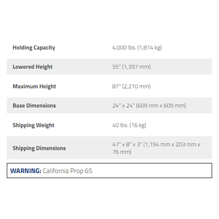 Ranger RJS-2TH 2-Ton Tripod Stand