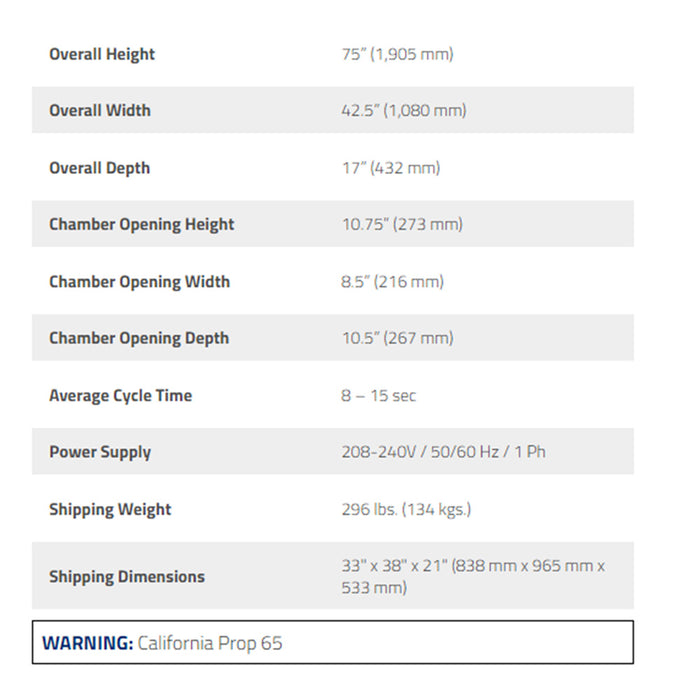 Ranger RP-30FCH Electric/Hydraulic Oil Filter Crusher with Stand / 15-Ton Capacity / 208-240V / 1 Ph / 50/60 Hz