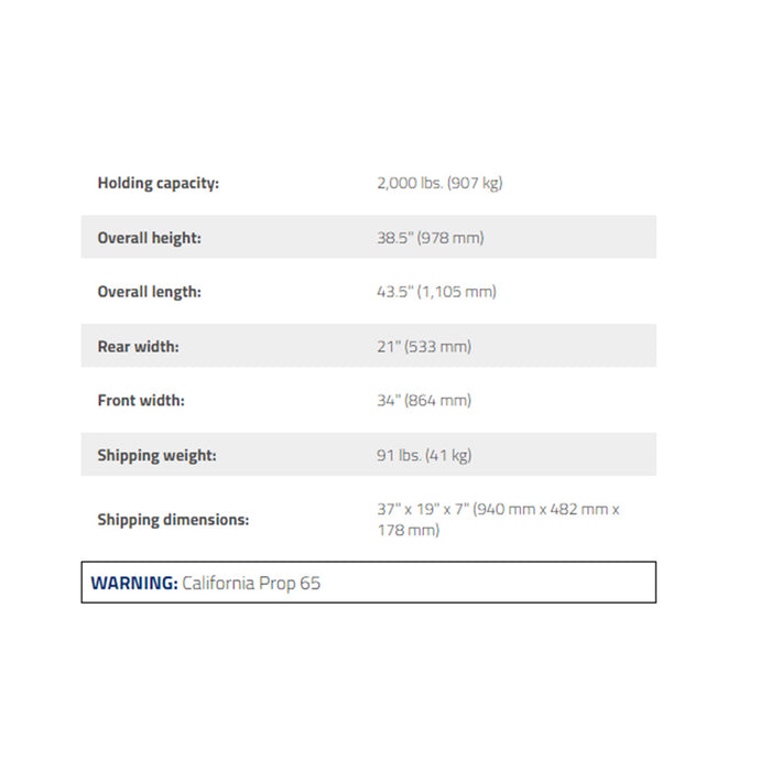 Ranger RES-1TF 1-Ton Folding Engine Stand