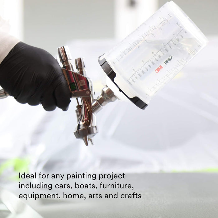 3M™ PPS™ Series 2.0 Spray Cup System Kit, 26024, Large (28 fl oz, 850 mL), 200 Micron Filter, 1 kit per case