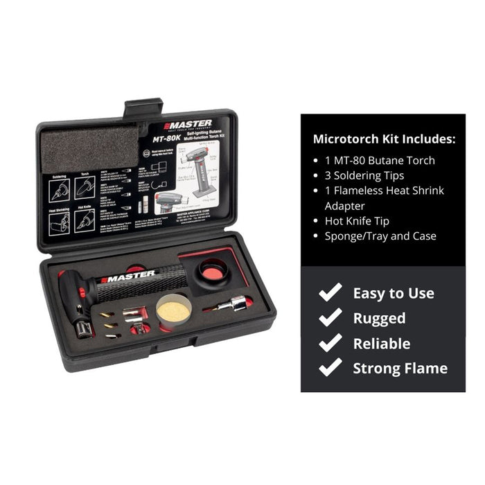 Master Butane Microtorch® Heat Shrink And Soldering Kit