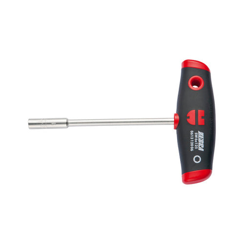 ZEBRA T-Handle Hexagon Socket Screwdriver - 7mm Hexagon Socket X 125mm Blade X 104mm Handle