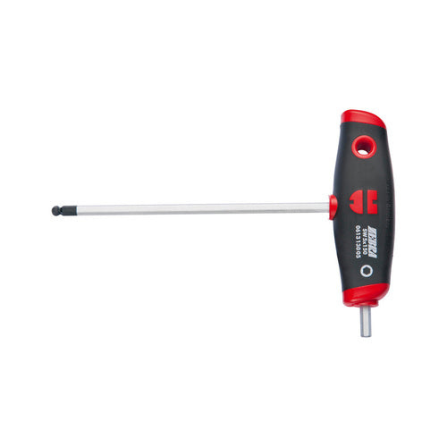 ZEBRA T-Handle Hexagon Ball Head Screwdriver with Side Hexagon Tip - 5mm Hexagon Tip X 150mm Blade X 105mm Handle