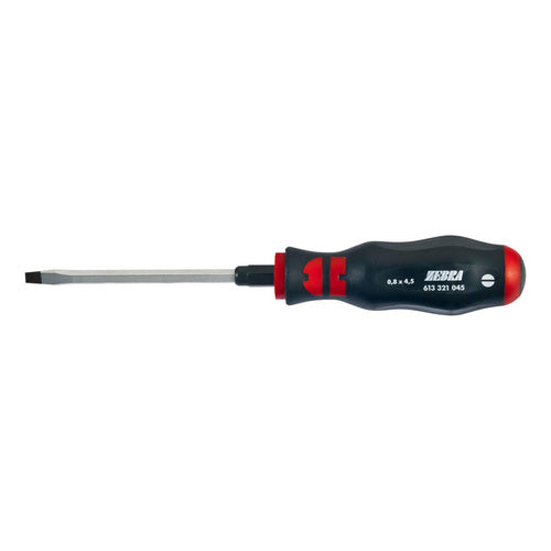 ZEBRA Slotted Screwdriver - Hexagon Blade, Impact Cap, Wrench Adapter - 0.8 x 4.5mm