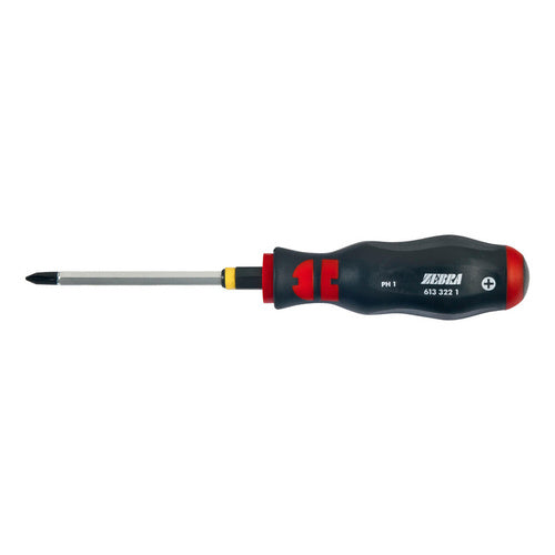 ZEBRA Phillips Head Screwdriver - Hexagon Blade - Impact Cap - Wrench Adapter - PH4 x 200mm Long