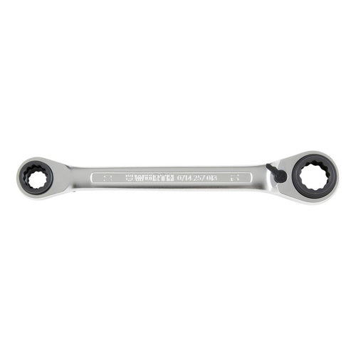 ZEBRA POWERDRIV® (12-Point) Double Box End Ratchet Wrench 4-In-1 - 16mm x 17mm + 18mm x 19mm