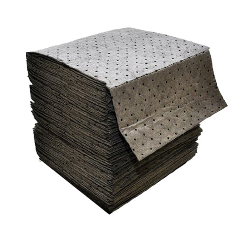 Universal Absorbent Pads - Light Weight - Perforated - Gray - 16 Inch x18 Inch