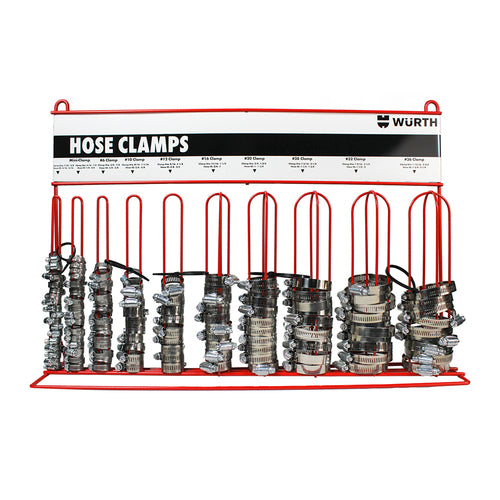 Domestic Hose Clamp Rack 130 Pieces