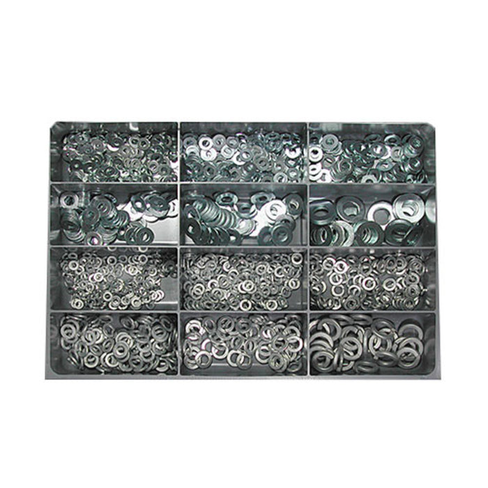 SAE Lock and Flat Washer Assortment 1470 Pcs