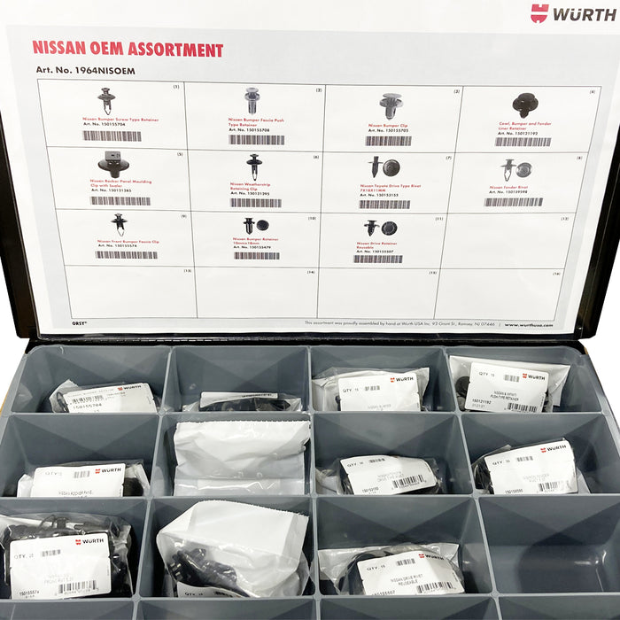 Nissan OEM Assortment 215pc
