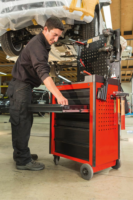 Compact 7-Drawer Tool Cart Storage Cabinet Trolley