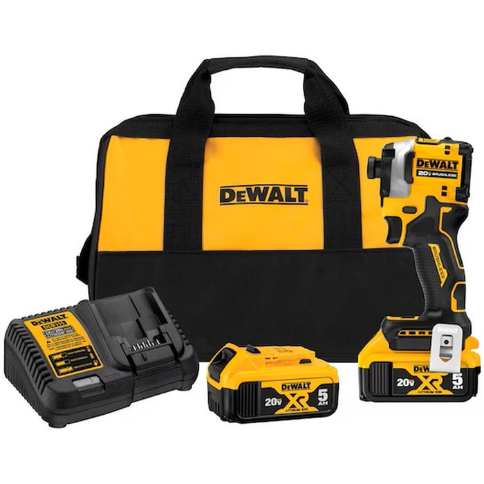 DEWALT® ATOMIC™ 20V MAX* Brushless Cordless 3-Speed 1/4 in. Impact Driver Kit
