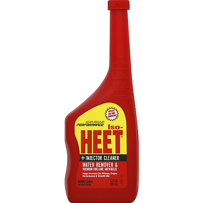 ISO-HEET® Water Remover & Premium Fuel Line Antifreeze + Injector Cleaner 12 Fl. Oz.