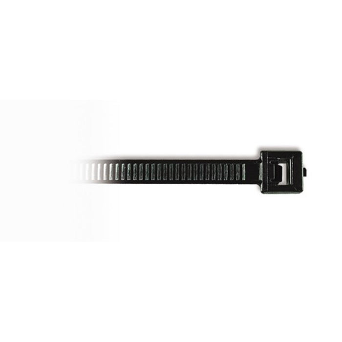 Wurth Cable Tie Strap Uv Black Plastic 7.8X350 (15 Inch )
