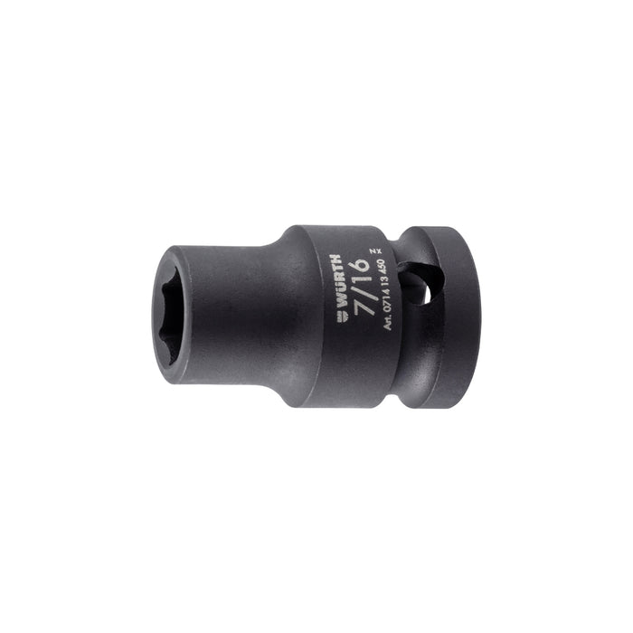 1/2" Impact Socket Short - 1-1/8"