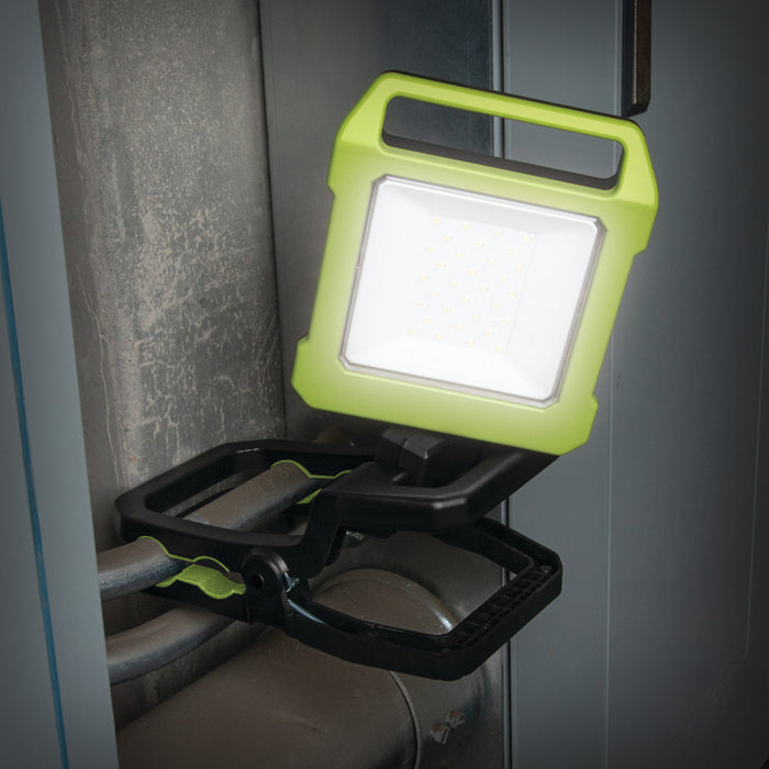 LED Flood Work Light With Clamp
