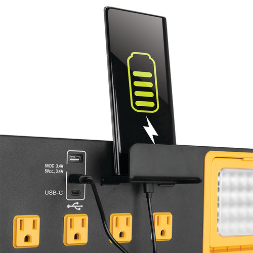 Heavy-Duty Workbench Power Strip Station