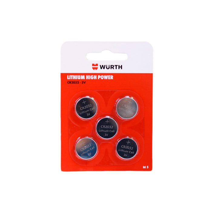 Wurth Lithium Battery CR2032 3.0 Volts
