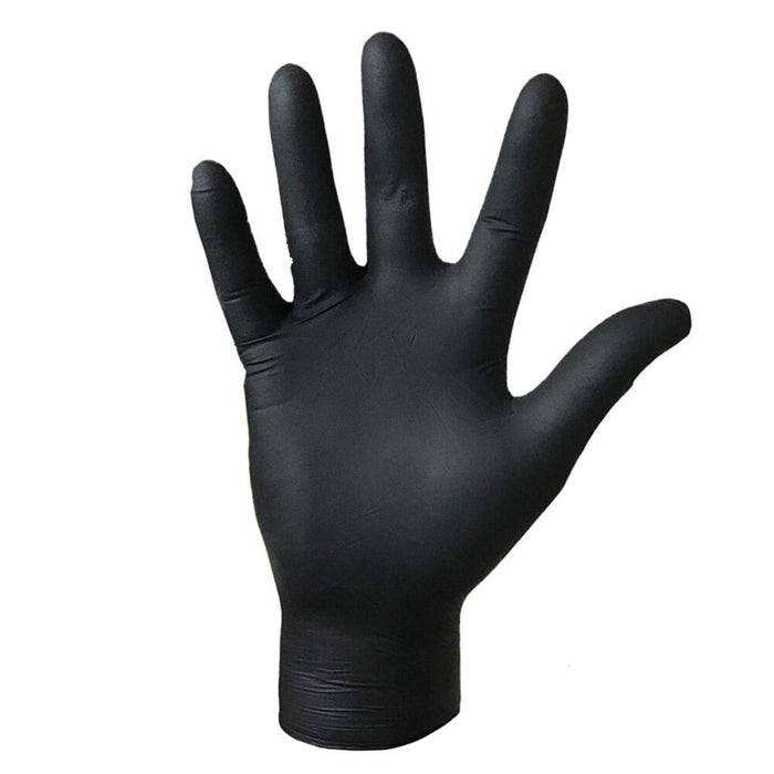 Nitrile Gloves - Black - 100 / box - XL
