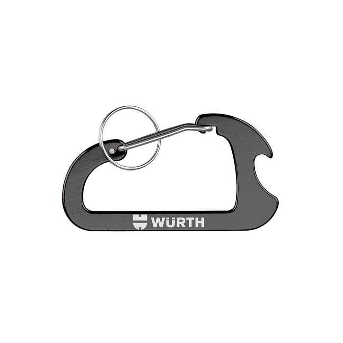 Wurth Carabiner with Bottle Opener and Key Ring