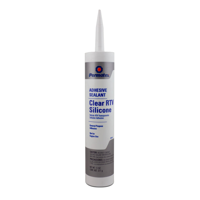 Permatex Clear RTV Silicone Adhesive Sealant