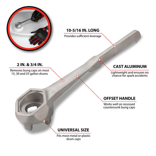 Aluminum Bung Wrench