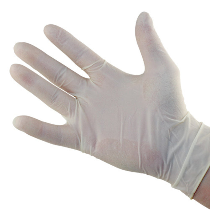 Heavy Duty Latex Gloves - Powder Free (100/Box)
