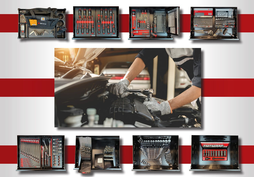 Wurth Technician Tool Kit - 418 Pieces