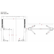 Load image into Gallery viewer, BendPak XPR-12CL-LTA Two Post Lift
