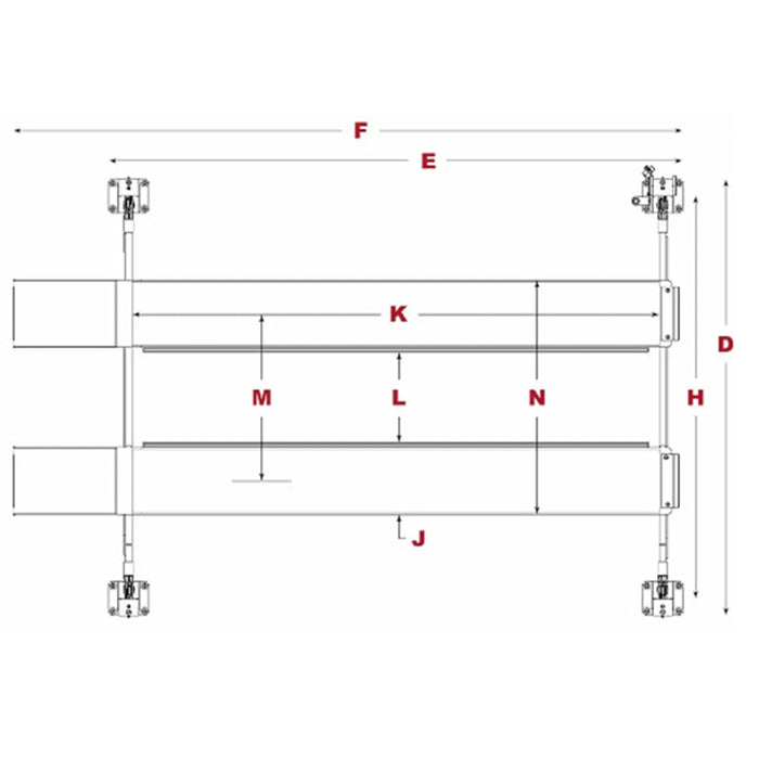 BendPak HDS-14 14,000-lb. Capacity / Four-Post Lift / Standard Length