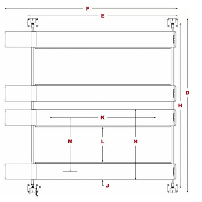 BendPak HD-9SW 9,000-lb. Capacity / Four-Post Lift / Dual Platform / Super Wide / Extended-Length