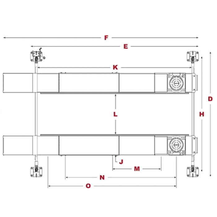BendPak HD-9AE 9,000-lb. Capacity / Alignment Lift / Includes Turnplates and Slip Plates