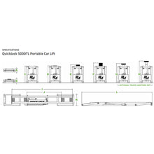 Load image into Gallery viewer, QuickJack 5000TL Portable Car Lift - Low Voltage
