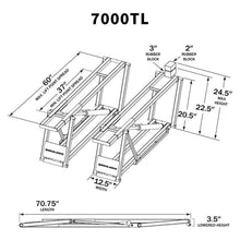 Load image into Gallery viewer, QuickJack 7000TL Portable Car Lift - Low Voltage
