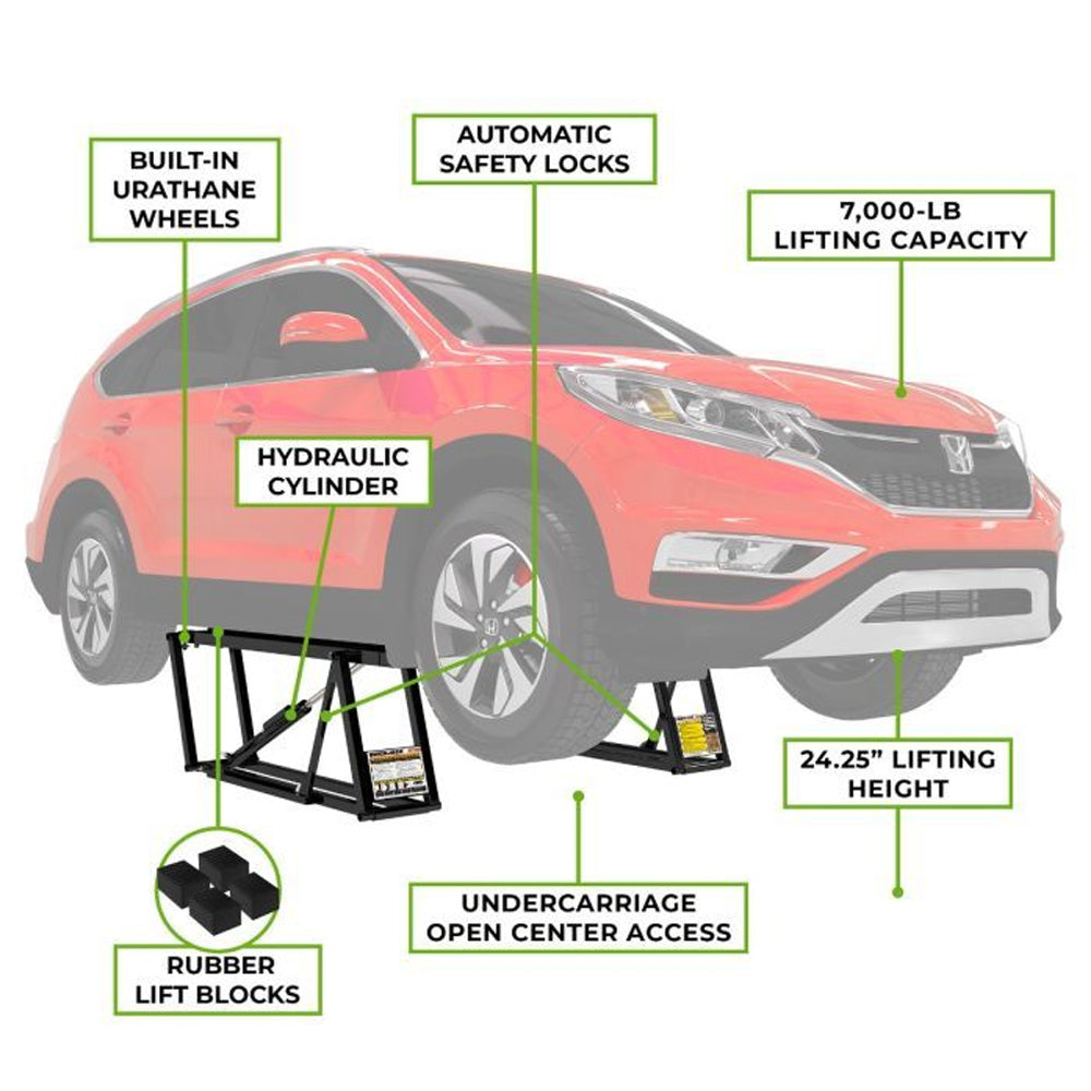 QuickJack 7000TL Portable Car Lift - High Voltage – Würth Tools