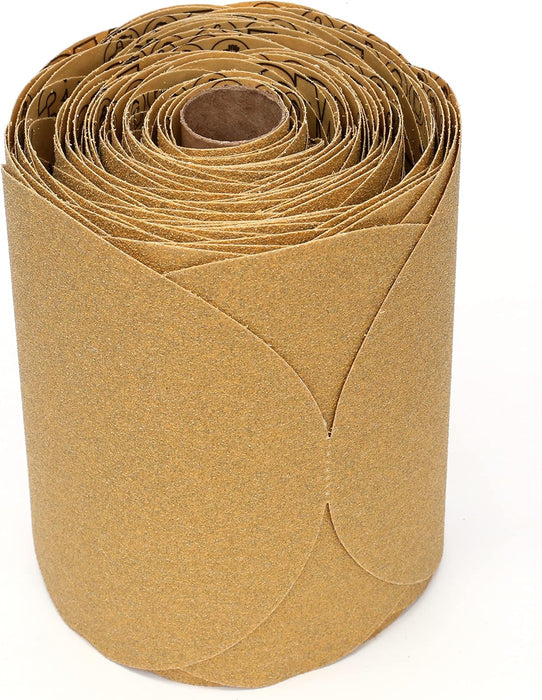 3M™ Stikit™ Gold Disc Roll, 01443, 6 in, P80A, 125 discs per roll