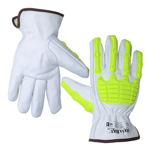 NSI HellBax™ Impact & Level A8 Cut Resistant Leather Driver's Gloves