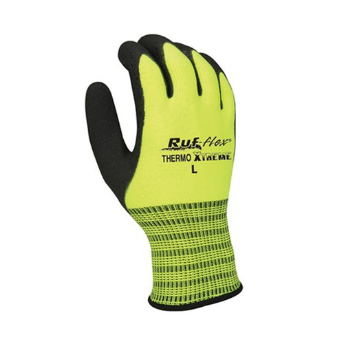 NSI Ruf-flex® Thermo Xtreme Latex Palm Coated Hi-Vis Cold Temperature Work Gloves