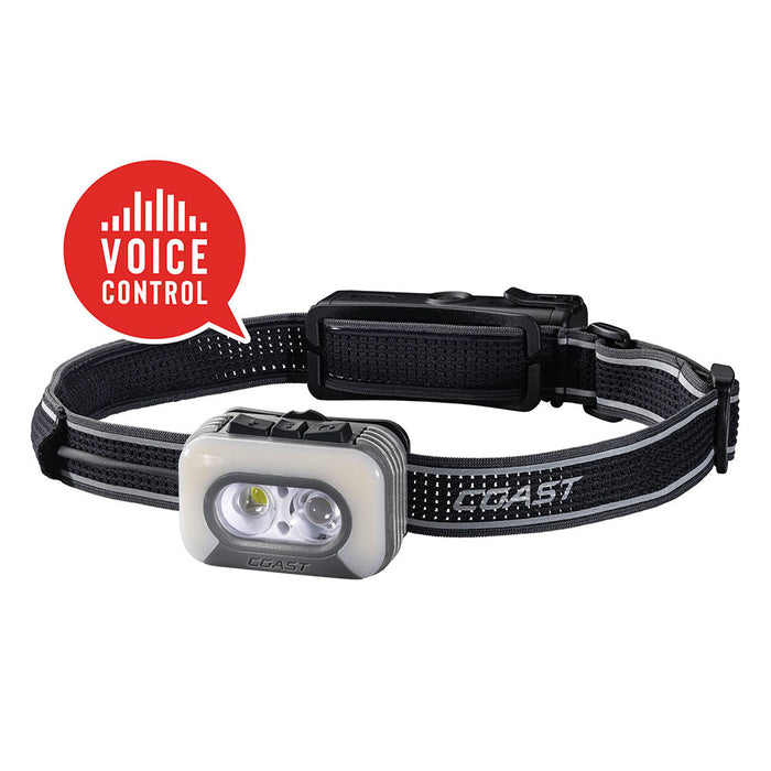Coast® RL35R Headlamp with Voice Activation