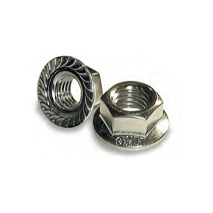 Flange Nut 10X1.25X14W Zinc