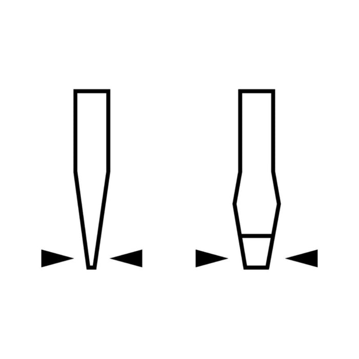 ZEBRA Slotted Screwdriver - Round Blade - 0.5 x 3.0mm