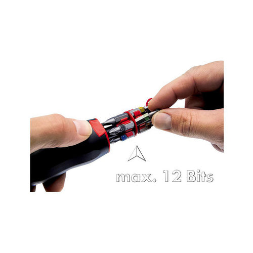 Zebra Ratchet Magazine Screwdriver (Includes 12 Bits)