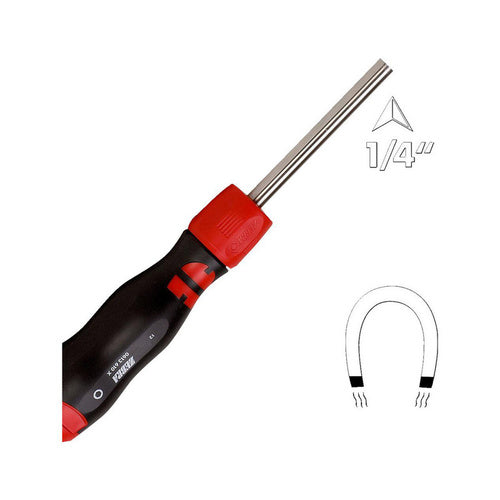 Zebra Ratchet Magazine Screwdriver (Includes 12 Bits)