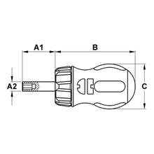 Load image into Gallery viewer, ZEBRA Mini Ratchet Screwdriver (Includes 11 Bits - 1 Square, 1 Flat, 2 Hexagon, 2 Phillips, 5 Torx)
